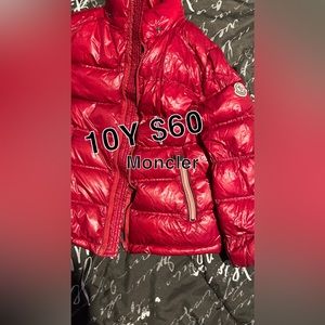 Boys moncler jacket 10y